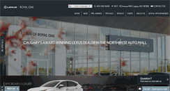 Desktop Screenshot of lexusofroyaloak.com